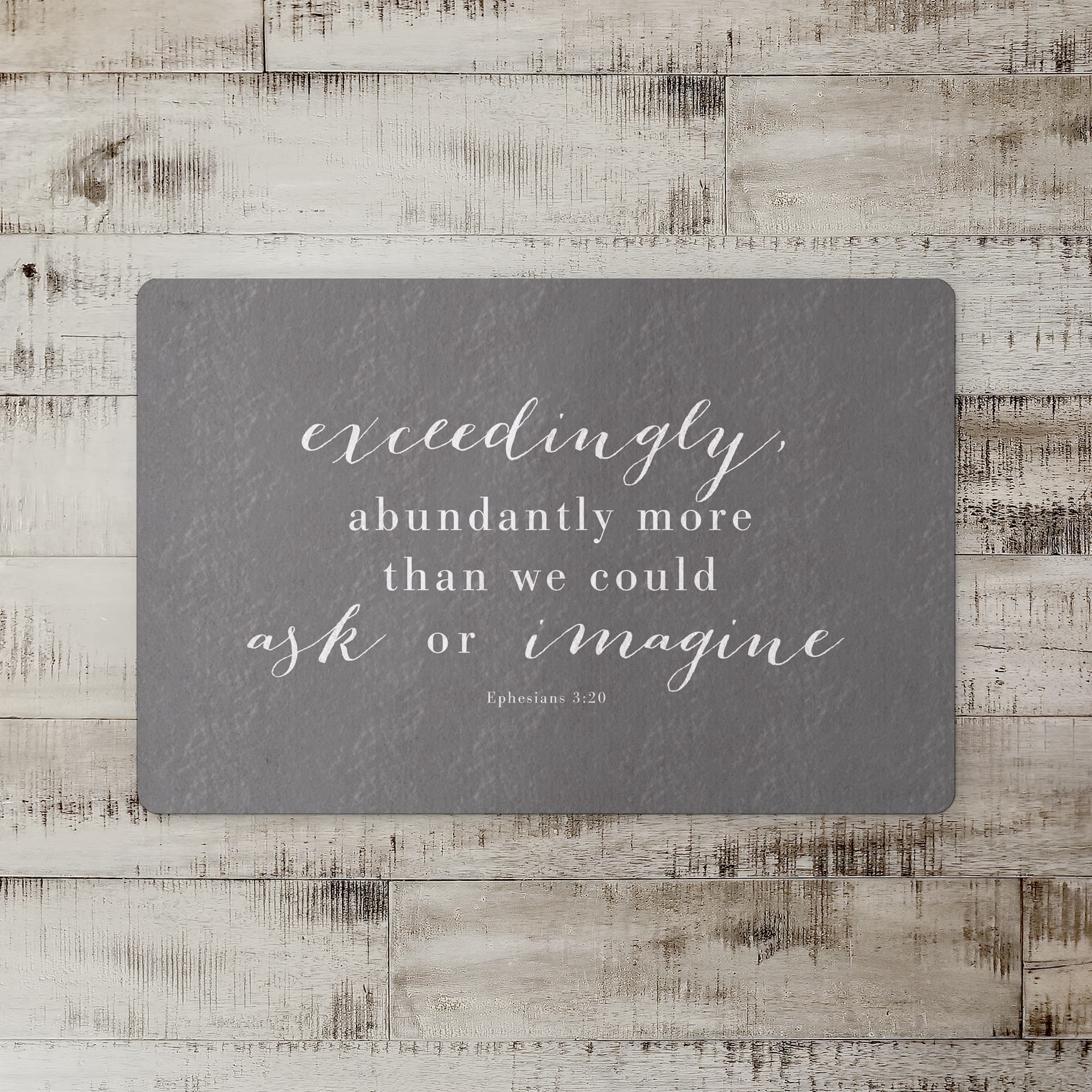 18" x 27" Exceedingly Abundantly More Floor Mat